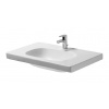 Duravit D-Code - Umývadlo Med, 85x48 cm, s 1 otvorom na batériu, alpská biela 03528500002