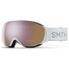 Smith I/O MAG S - White Chunky Knit/ChromaPop Everyday Rose Gold Mirror one size