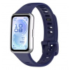 eses Silikonový remienok pre Huawei Band 11 a Huawei Band 11 Pro - Tmavomodrý