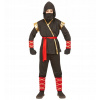KOSTÝM NINJA BOJOVNÍK ČIERNY NINJI ASSASSIN 158