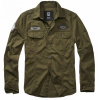 Košeľa Brandit Luis Vintageshirt olive - XXL