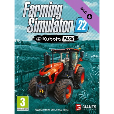 GIANTS SOFTWARE Farming Simulator 22 - Kubota Pack DLC (PC) Steam Key 10000326199003