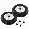vidaXL Kolesá na fúrik z PU s nápravami 2 ks 4.00-8 390 mm 142979