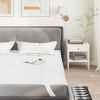 vidaXL Chránič matraca biela 90x220 cm vodeodolné - Biela - 228746-238857