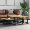Stôl VidaXL drevo 100 x 100 x 45 cm