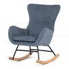 Autronic Hojdacie kreslo, modrá, látka, AK-376 BLUE2