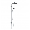 Hansgrohe Activera S Sprchový set bez batérie, priemer 24 cm, 2 prúdy, EcoSmart, chróm 28074000-HG