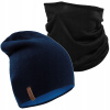 Elbrus Trend Black/ASPH +HI -Tec Temi Black -Kpl.19 (Pánsky zimný klobúk hi-tec elbrus e2 set)