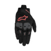 rukavice SP X 1, ALPINESTARS (černá/červená fluo, vel. 2XL)