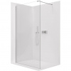 CERANO - Sprchová zástena Walk-in Onyx Cube Ľ/P - 10 mm - hranatá vzpera - chróm, transparentné sklo - 120x200 cm