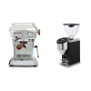 Ascaso Dream PID, leštený hliník + Rocket Espresso FAUSTINO 3.1, black