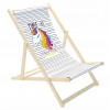 Záhradné lehátko - Drevená pláž Detský deckchair pre dieťa (Drevená pláž Detský deckchair pre dieťa)