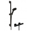 Hansgrohe Pulsify Select S - Sprchový set s termostatom, 3 prúdy, EcoSmart, matná čierna 24262670