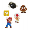 Jakks Pacific World of Nintendo Mini Figures 5-Pack New Super Mario Bros. U Acorn Plains 6 cm