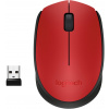 Myš Logitech Wireless Mouse M171 červená (910-004641)