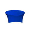 TENTino Elastický obrus STANDARD na okrúhly stôl 122 cm Farba obrusu: MODRÁ / ROYAL BLUE