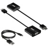 club3D CAC-1302 HDMI / VGA adaptér [1x HDMI zástrčka - 1x VGA zásuvka] čierna 50 cm; CAC-1302