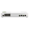 QNAP riadený switch QSW-M2108-2C (8x 2,5GbE RJ45 a 2x kombinované 10GbE SFP+ / RJ-45)