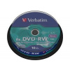 VERBATIM DVD-RW(10-Pack)Spindle4x/DLP/4.7GB 43552