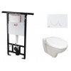 ALCA set Jádromodul AM102/1120+WC Taurus+sedátko SoftClose+tlačítko Biele AM102/1120setTb