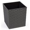 Kvetináč, črepník - DONICZKA LAMELA JUKA RATTAN 30x30h31+WKŁAD KOLORY (Kvetináč, črepník - DONICZKA LAMELA JUKA RATTAN 30x30h31+WKŁAD KOLORY)