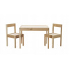 Detský stôl IKEA Latt a 2 stoličky biela / borovica (Detský stôl IKEA Latt a 2 stoličky biela / borovica)