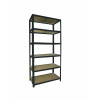 Meets-ecommerce UG Kovový regál 230x130x60, 4-7 políc Farba: Čierna, Počet polic: 6 políc
