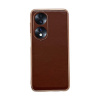Kožený kryt Nano Plating na Honor 70 - Kávová