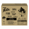 Felix Fantastic výber vlhkého krmiva pre mačky v želé - hovädzie, kuracie, tuniak, treska 120 x 85 g