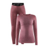 Dámska funkčná súprava CRAFT Core Wool Merino červená XL