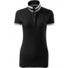 Malfini premium Collar up Dámska polokošeľa 257 čierna M