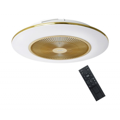 Brilagi | Brilagi - LED Stmievateľné svietidlo s ventilátorom AURA LED/38W/230V zlatá + DO | BG0375