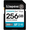 KINGSTON SD karta SDXC Canvas GO! Plus 256GB 200MB/s Class 10, UHS-I, U3, V30 (SDG4/256GB)