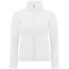 B&C | Hooded Softshell /women, Dámska 3-vrstvová softshellová bunda s kapucňou, biela, S