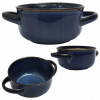 Keramická miska na polievku DEEP BLUE 13,7 cm moderný dizajn okrúhla
