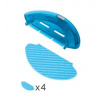 ROWENTA držiak + 4 ks mopy ZR690002 pre RR68.., RR69.., RR72.., RR73.., RR82.. (pre RR6825WH, RR6871WH, RR6875WH, RR6925WH, RR7267WH, RR7245WH, RR7375WH, RR7387WH, RR8225WH, RR8227WH, RR8275WH, RR8277