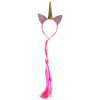 Set karneval - čelenka jednorožec ružová