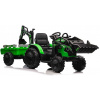 Beneo TOP-WORKER, elektrický traktor s naberačkami a prívesom, 12V, zelený TOPWORKER_GREEN_Li