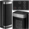 Termoventilátor elektrický ohrievač 2000 W ventilátor termostat + diaľkové ovládanie