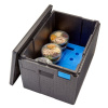 Termoizolačný box Cam GoBox XL, horné plnenie, GN 1/1, 64,5 l, Cambro, 64,5 l, 64,5L, Čierna, 610x430x(H)390mm
