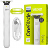 Philips Norelco OneBlade QP1924/22, Zabudovaná batéria, Suché a mokré holenie, Biela