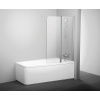 Ravak Vanová zástěna 10° 150x100 cm satin 7QRA0U03Z1
