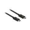 Kábel Delock Thunderbolt 3 M/M 2m čierny (84847)