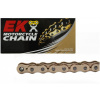 EK Chain qX-krúžková reťaz OEM kvality EK 530 MVXZ-ZST 122 L zlatá, ZST technológia