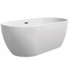 Ravak FREEDOM O 169x80 voľne stojaca akryl.vaňa Snowwhite vr.nôh/sifónu Čierny+darček XC00100032