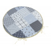 Sedák Adela okrúhly hladký - priemer 40 cm - Patchwork