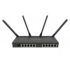 MIKROTIK RouterBOARD 4011iGS+5HacQ2HnD-IN + L5 (1,4GHz; 1GB RAM, 10xGLAN, 1xSFP+, LCD, desktop, zdroj) RB4011iGS+5HacQ2HnD-IN MikroTik