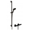 Hansgrohe Pulsify Select S Sprchový set s termostatom, 3 prúdy, matná čierna 24261670-HG