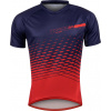 dres FORCE MTB ANGLE kr. rukáv, modro-červený Velikost: XL