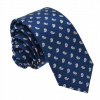 Victorio Lux 95 Pánska kravata - Navy modrá (Luxusné mužské kravaty Victorio pre darček)